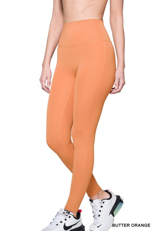 ATHLETIC HIGH WAISTED FULL LENGTH LEGGINGS