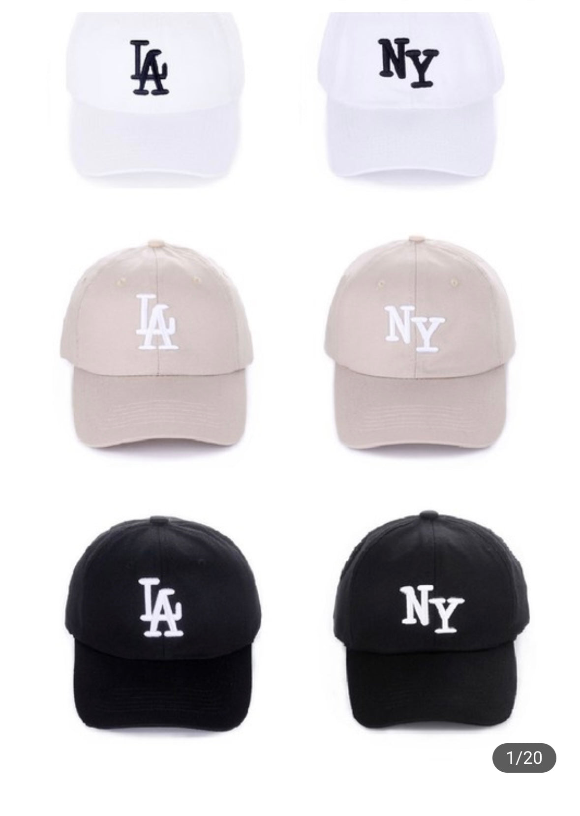 City Logo Embroidered Baseball Cap