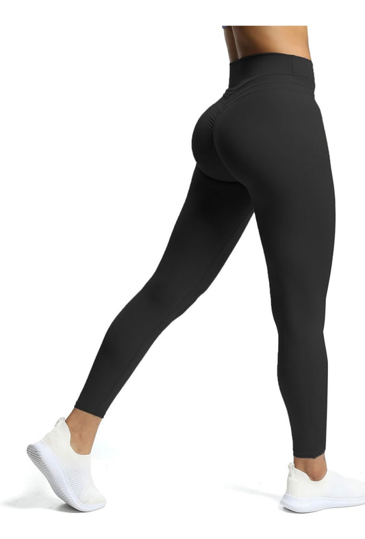 Aoxjox High Waisted Tummy Control Workout Leggings