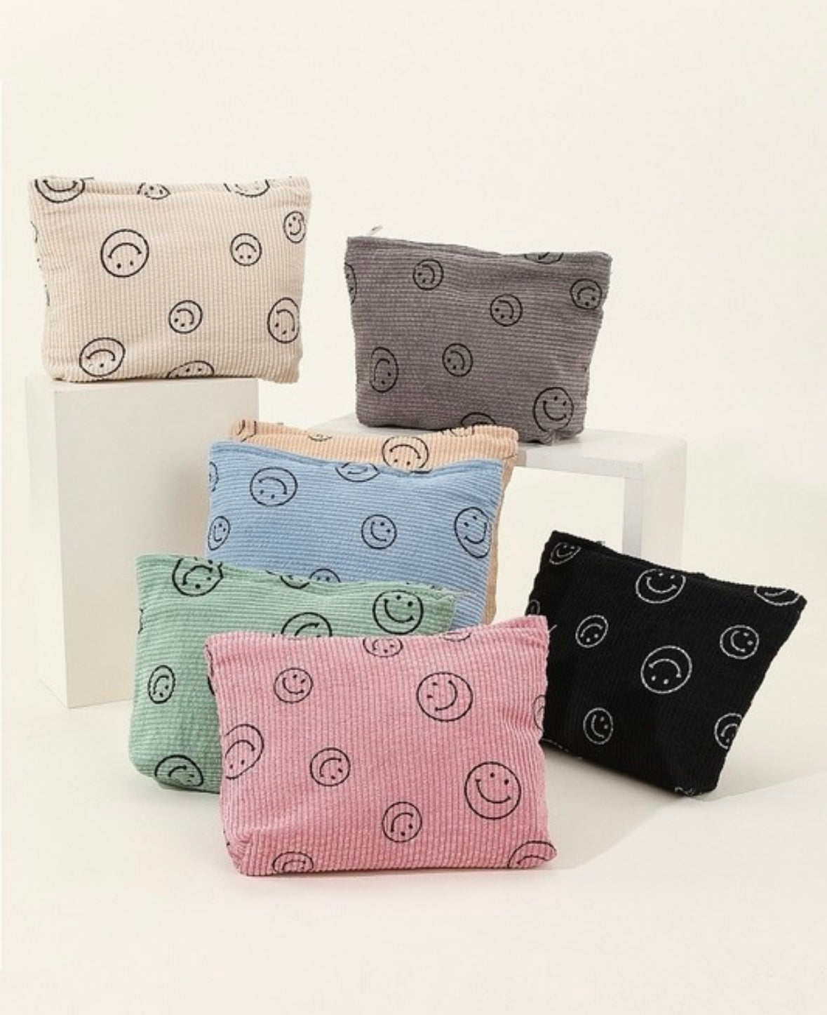 Simply Face Cuduroy Cosmetic Bag