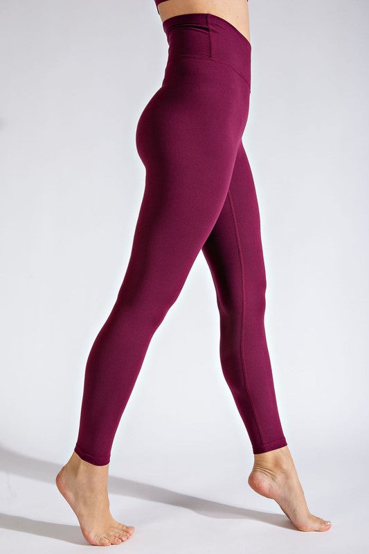 V WAIST FULL LENGTH LEGGINGS